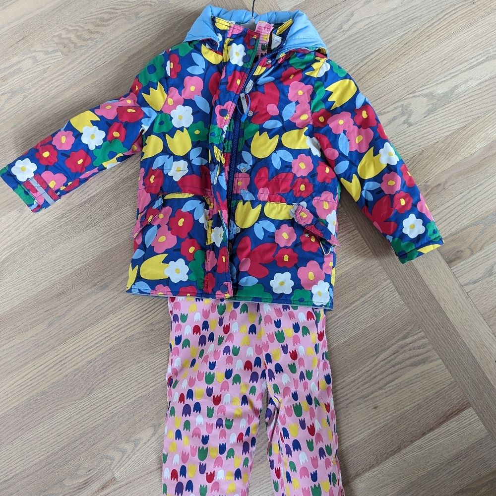 Hanna Andersson Girls Size 110 (5) Snow Pants and Jacket